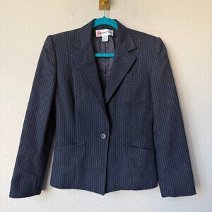 Vintage Peabody House Navy Pinstripe Blazer Size 7/8